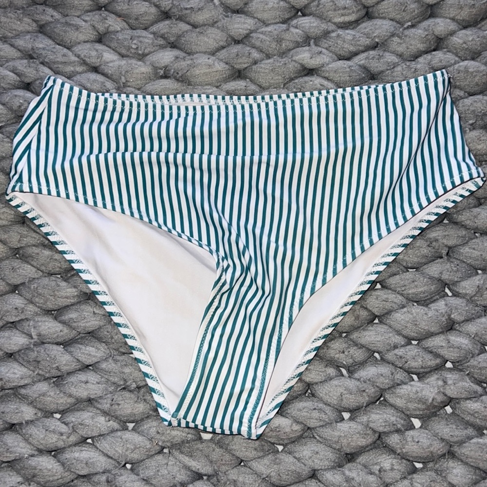 striped swim bottoms